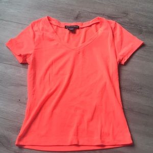 Bright orange shirt